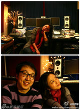 组图：陈雨黎微博与众星合照 工作敬业性格童真