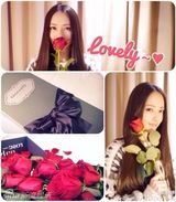 组图：元宵情人双节 范冰冰嘟嘴森蝶送妈妈礼物