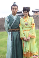 组图：《古剑奇谭》探班 阿娇(钟欣桐)乔振宇生死离别