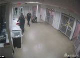 组图：比伯被捕后监控曝光 小天王遭脱鞋搜身