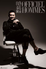 组图：黄志忠时尚写真 型男本色难掩强大气场