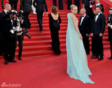 高清组图：黛安-克鲁格飘逸水蓝色斜肩礼服亮相
