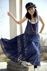 组图：周帝自然风格写真曝光 文艺范气质出众