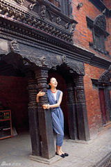 组图：江一燕尼泊尔心灵之旅 倡导慢乐活态度