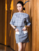 组图：姚贝娜摩登艺术大片曝光 演绎春夏时尚