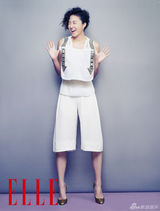 组图：桂纶镁《ELLE》大片 夏裤长裙双面娇娃