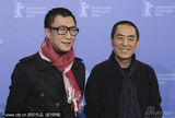 幻灯图：《三枪》柏林记者会 张艺谋孙红雷亮相