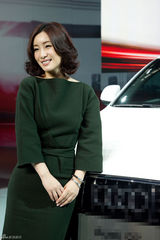 组图：秦海璐优雅造型亮相 为名车试驾显风范  