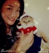 组图：众星欢乐庆圣诞 Angela可爱林志玲性感