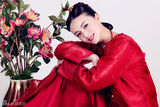 组图：戴娇倩红妆写真 朱唇轻启展妩媚妖娆