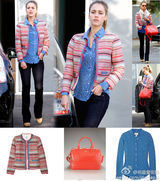 明星爱街拍第20期：玩转靓装多变条纹设计穿上身