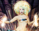 幻灯图集：Lady Gaga新写真 变身性感未来女战士