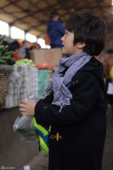 组图：《爸爸去哪儿》难度升级 小朋友独立买菜