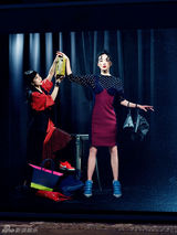 组图：韩雪变身橱窗模特 身材妙曼秀长腿