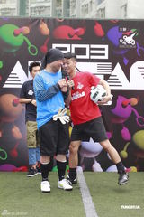 组图：香港ALL STAR运动会举行 李克勤率众星参加