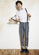 组图：韩星林周焕拍写真 四风格演绎休闲时尚