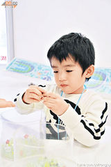 组图：Lucas5岁生日 盘点可爱成长史