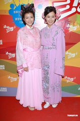 组图：曾志伟蒙嘉慧胡杏儿等录节目卖力演出