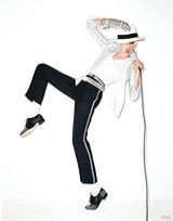 幻灯图集：阿格妮丝悼杰克逊 演绎“月球漫步”