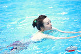 组图：《中国星跳跃》美女齐跳水泳池争艳
