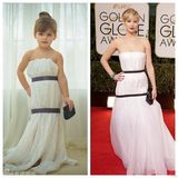 组图：四岁萌娃时装秀 与妈妈DIY纸质礼服超赞