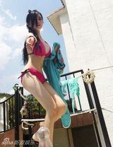 组图：韩星高斗林比基尼照秀傲人双峰否认隆胸