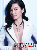组图：林熙蕾登杂志封面 美丽黑天鹅展露优雅之姿
