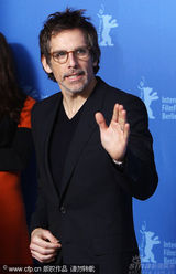 幻灯图集：《格林伯格》记者会 本-斯蒂勒亮相