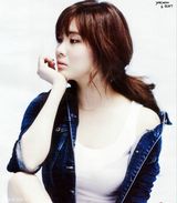 组图：少时秀英徐贤拍写真秀长腿 变牛仔女郎