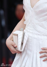 幻灯图集：范冰冰天鹅装闪耀戛纳 正式加盟国际品牌