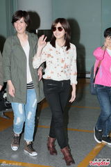 组图：陈妍希访港宣传新碟 避谈绯闻男友古天乐