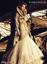 组图：俄罗斯超模娜塔莉-沃佳洛娃变身铠甲娇娃