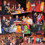 组图：刘德华生日派对粉丝祝贺 感动许愿望