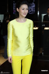 高清组图：刘涛秀白皙香肩 和成龙、F1车手同台