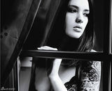 组图：俄罗斯个性美女纹身摄影师性感写真