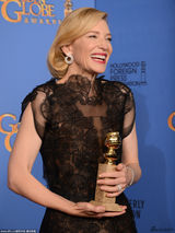 组图：凯特-布兰切特获最佳剧情片女主角