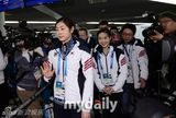 组图：韩国花滑公主金妍儿抵达索契遭围堵