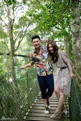 组图：陈赫攀千米高空示爱 携娇妻度蜜月