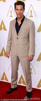 组图：群星闪耀奥斯卡提名午宴 亚当斯红装吸睛