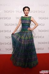 组图：巩新亮镂空爆乳秀美腿 范文芳中空蕾丝装