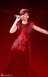 幻灯图集：蕾哈娜巡演 连身三角裤沿袭Gaga风潮