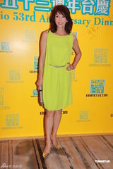 组图：黄贯中等出席电台台庆 曝朱茵预产期冬至