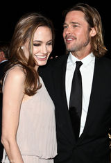 高清图：朱莉和皮特结伴亮相棕榈泉国际电影节