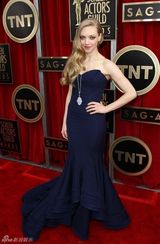 组图：19届演员工会奖举行 女星各色长裙PK红毯