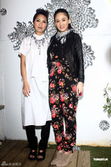 组图：杨千嬅台北发新专辑 陈乔恩送汤慰劳打气 