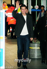 组图：汤姆克鲁斯赴韩宣传新片《碟中谍4》