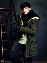 高清组图：韩星元斌文根英冬装写真 秀时尚风采