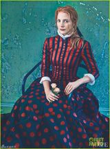 组图：杰西卡查斯坦华丽诠释古典名画美女