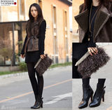 明星爱街拍第10期：冬日夹克马甲搭配时尚保暖