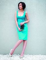 组图：施诗秋日写真曝光 释放青春性感